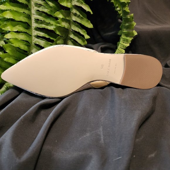 Cole Haan Women's Merrit Skimmer Flats, Ivory Roccia, Size 5B, MSRP $150 - NIB - Picture 8 of 11